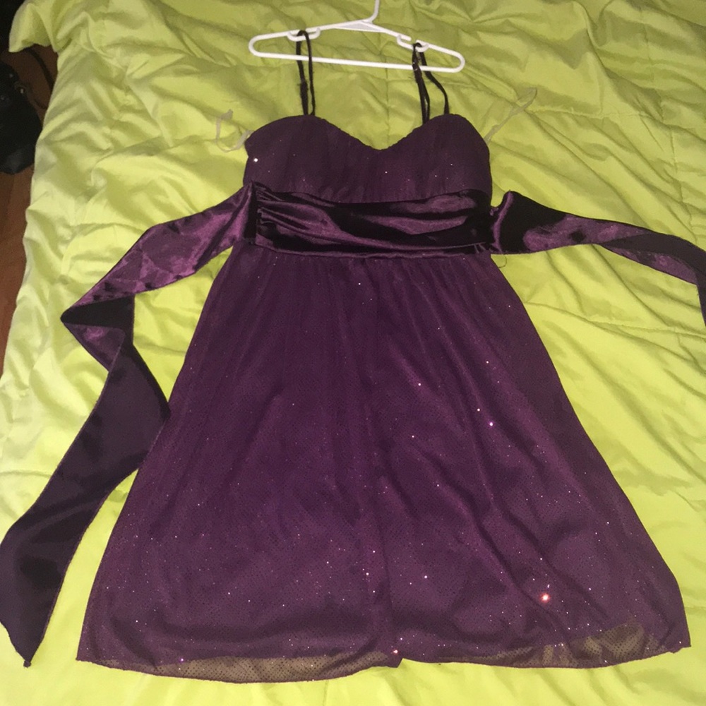 Purple prom dress
